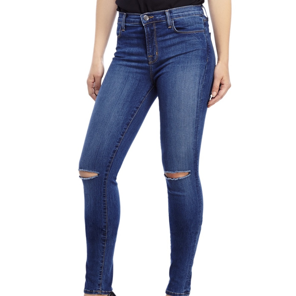 J Brand Maria Distressed Skinny Jean